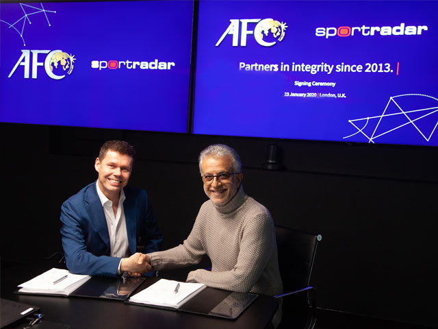 AFC y Sportradar renuevan su asociación de integridad
