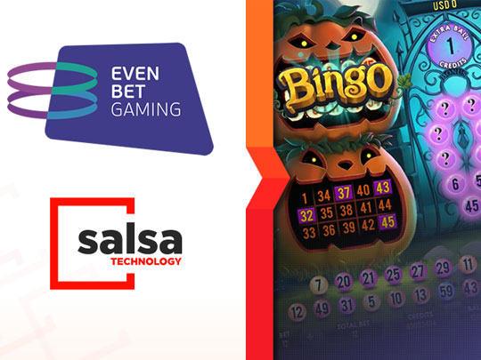 EvenBet incrementa su oferta de iGaming con los video bingos de Salsa Technology