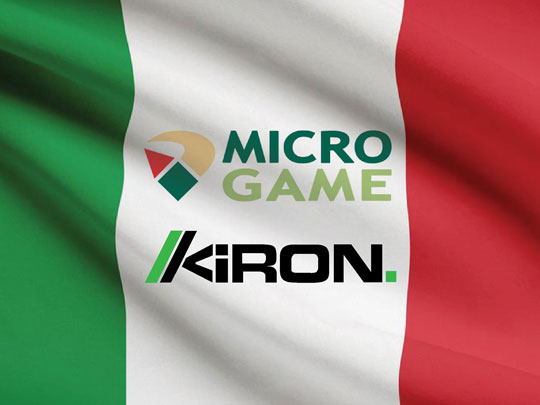 Kiron aumenta su presencia en el mercado italiano gracias a la asociación con Microgame