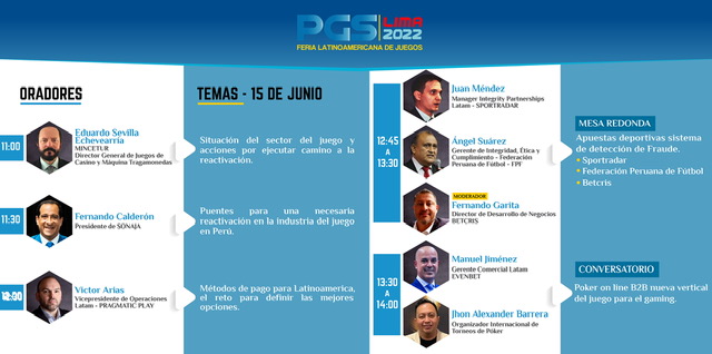 PGS 2022 anunció su cronograma de conferencias