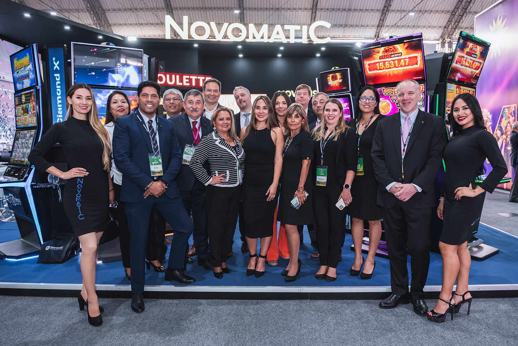 El equipo de Novomatic en PGS