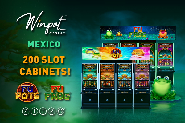 El grupo mexicano Winpot instala cerca de 200 máquinas con los nuevos juegos de Zitro