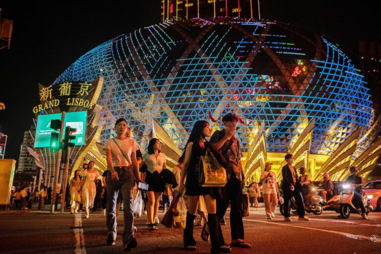 Macao recauda 892,9 millones de dólares en impuestos del juego en agosto