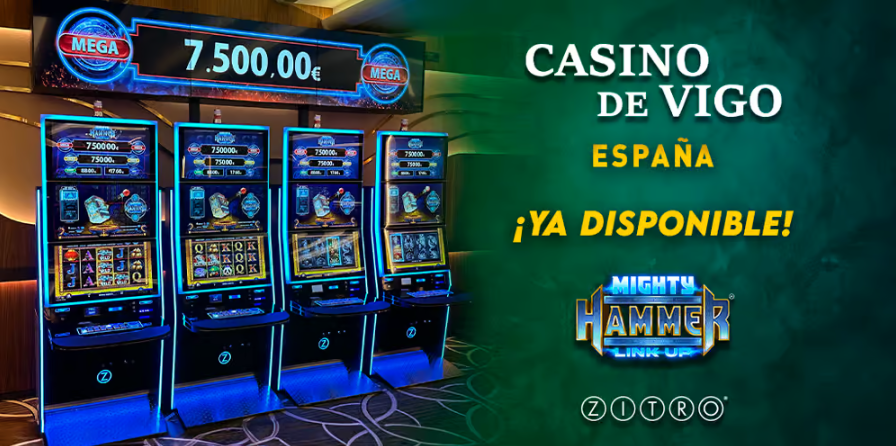 Mighty Hammer de Zitro impacta con fuerza en Casino Vigo
