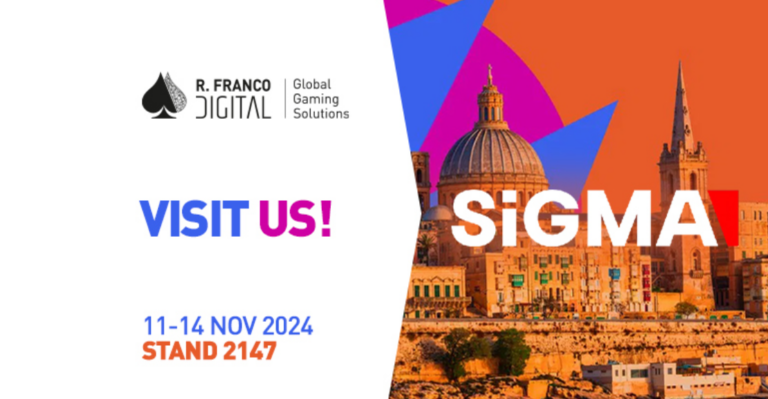 R. Franco Digital destacará la oferta de plataformas y tragamonedas en SiGMA Europe 2024
