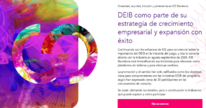 ICE Barcelona 2025 DEIB - Revista Casino Perú