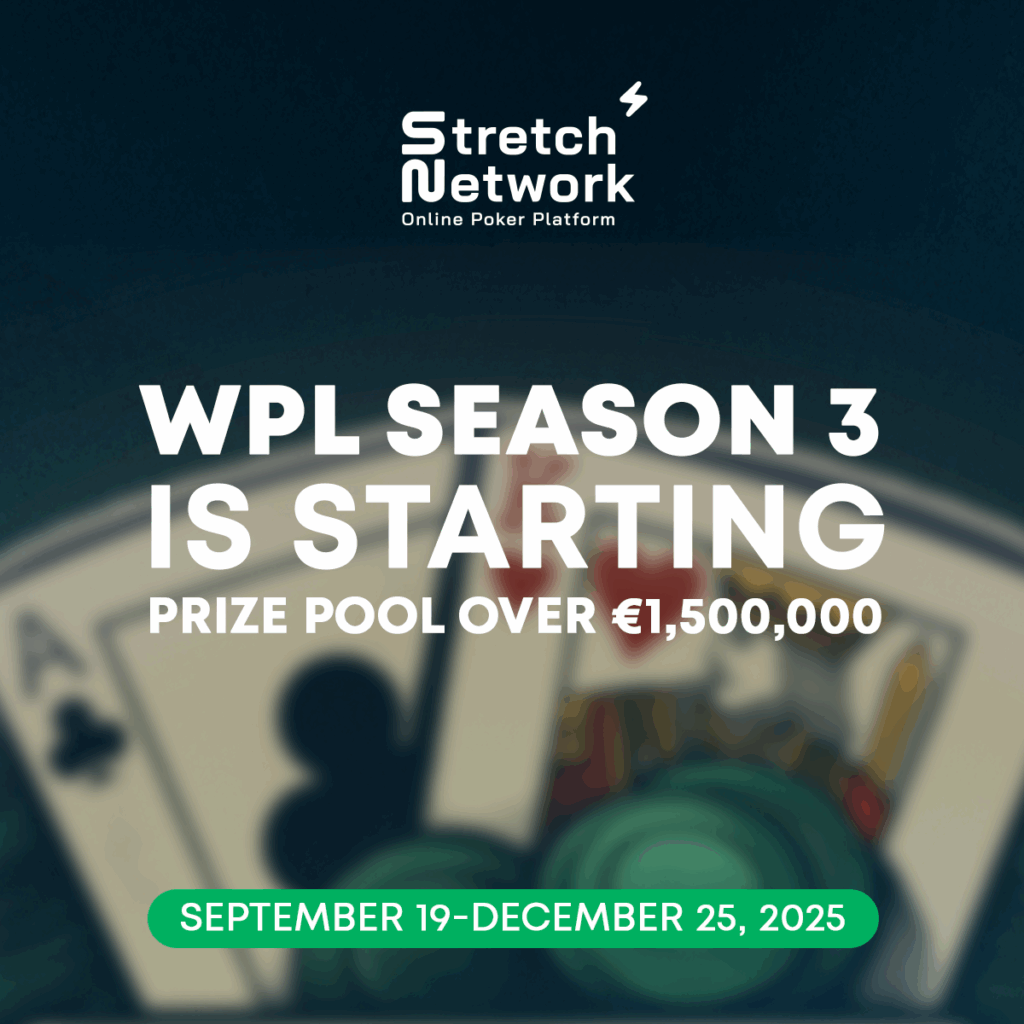 La Temporada 3 de la World Poker League de Stretch Network comienza el 28 de noviembre – €1,593,000 GTD en premios a lo largo de 3 temporadas