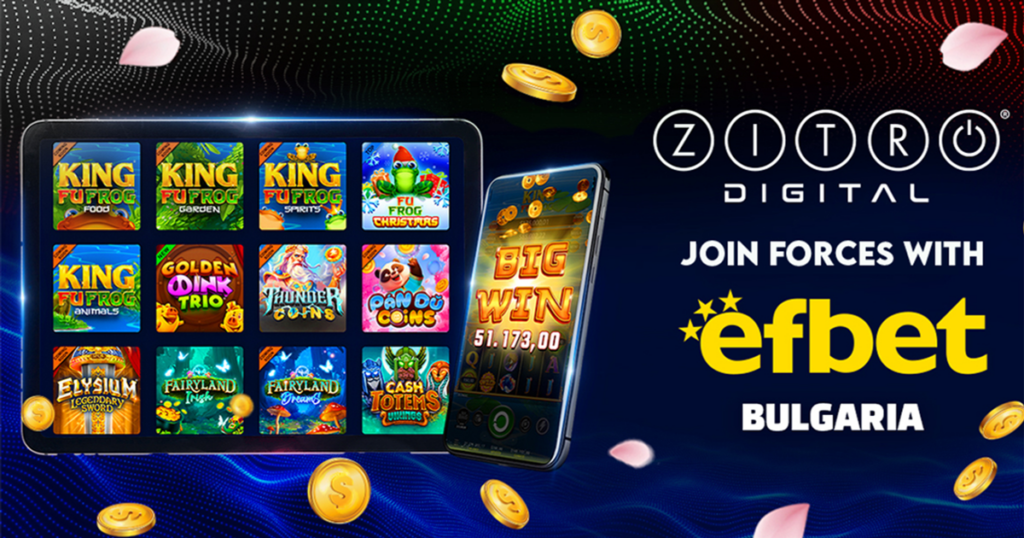 Zitro Digital refuerza su presencia en Bulgaria de la mano de efbet.com