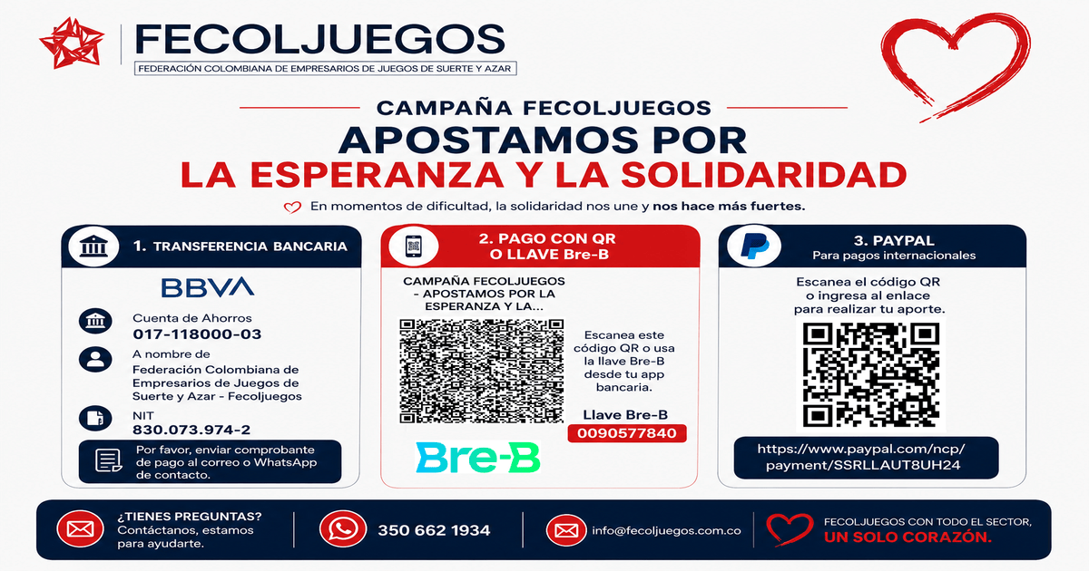 Colombia Fecoljuegos - Revista Casino Perú