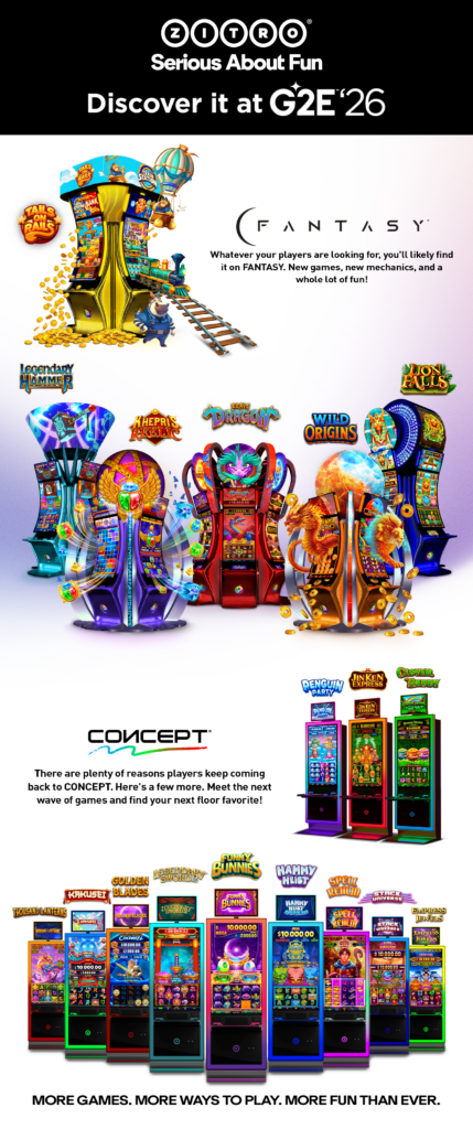 Echa un vistazo a los nuevos juegos de Zitro para G2E’26